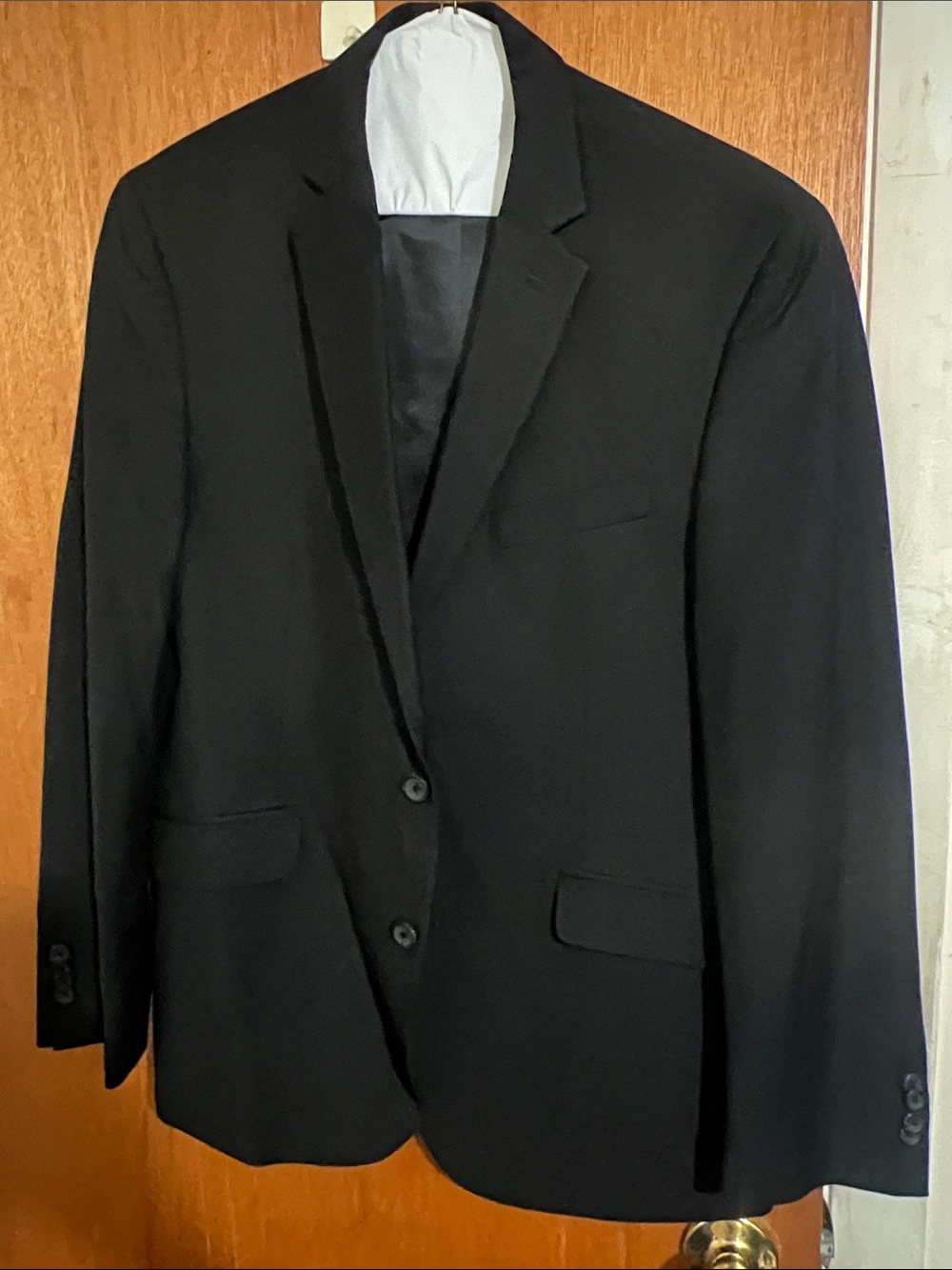 Mens Kenneth Cole Reaction Black slim fit JACKET 42s